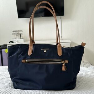 Michael Kors Navy Blue Tote Bag